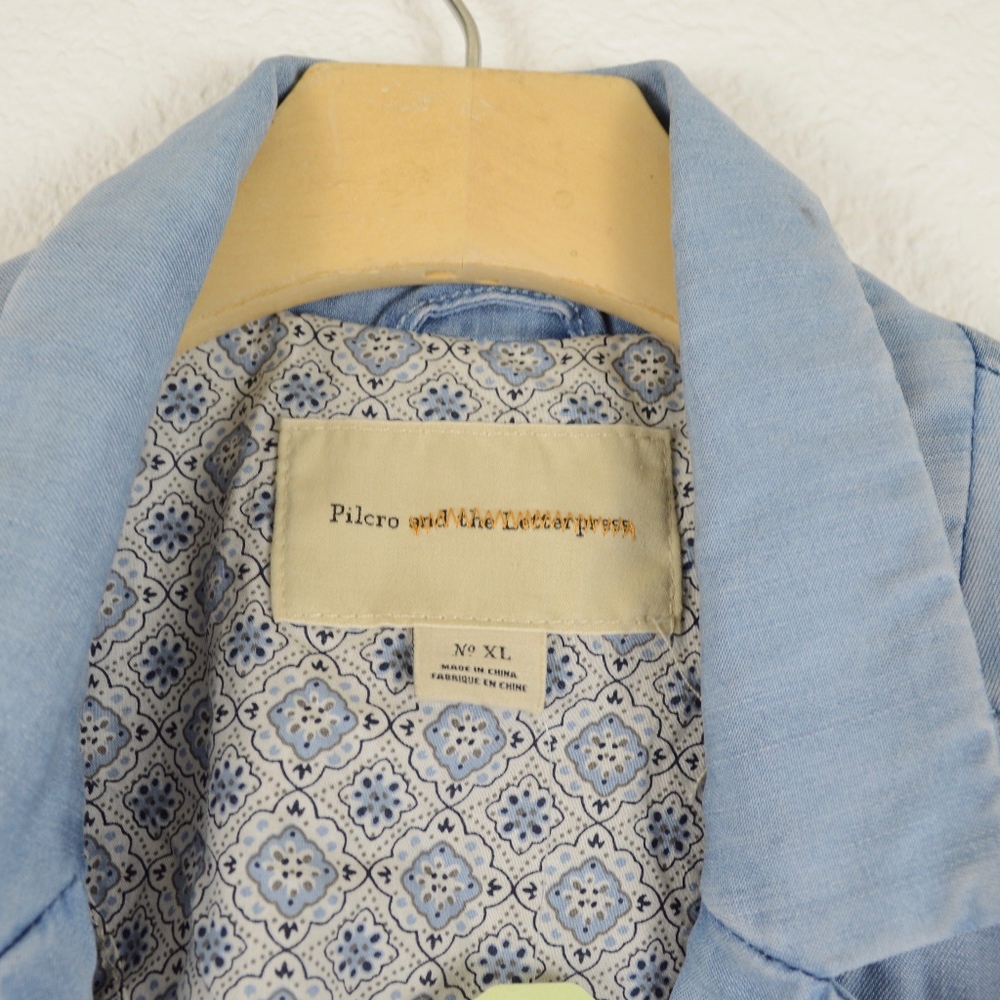 NWT Anthropologie Pilcro Denim Blazer XL - Picture 6 of 8